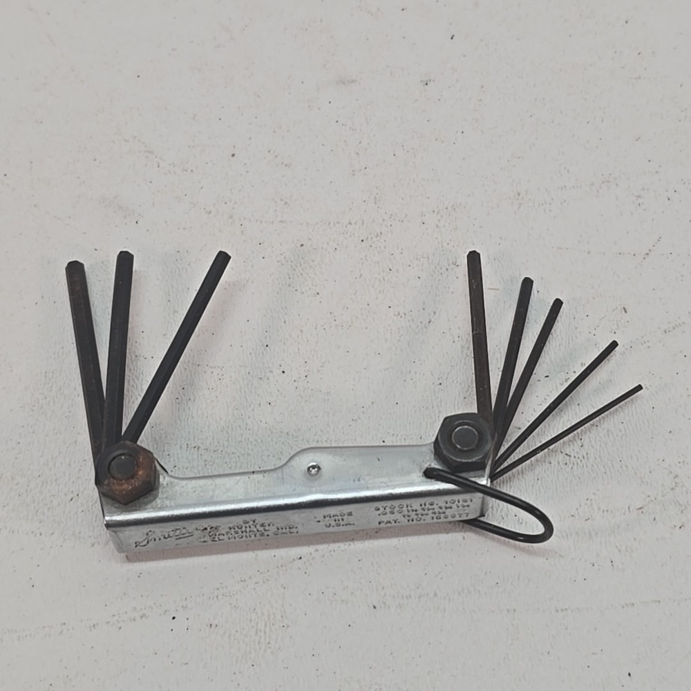 Vintage‎ Smitty 10181 Hex Wrench Made USA Hunter Marshall Ind.